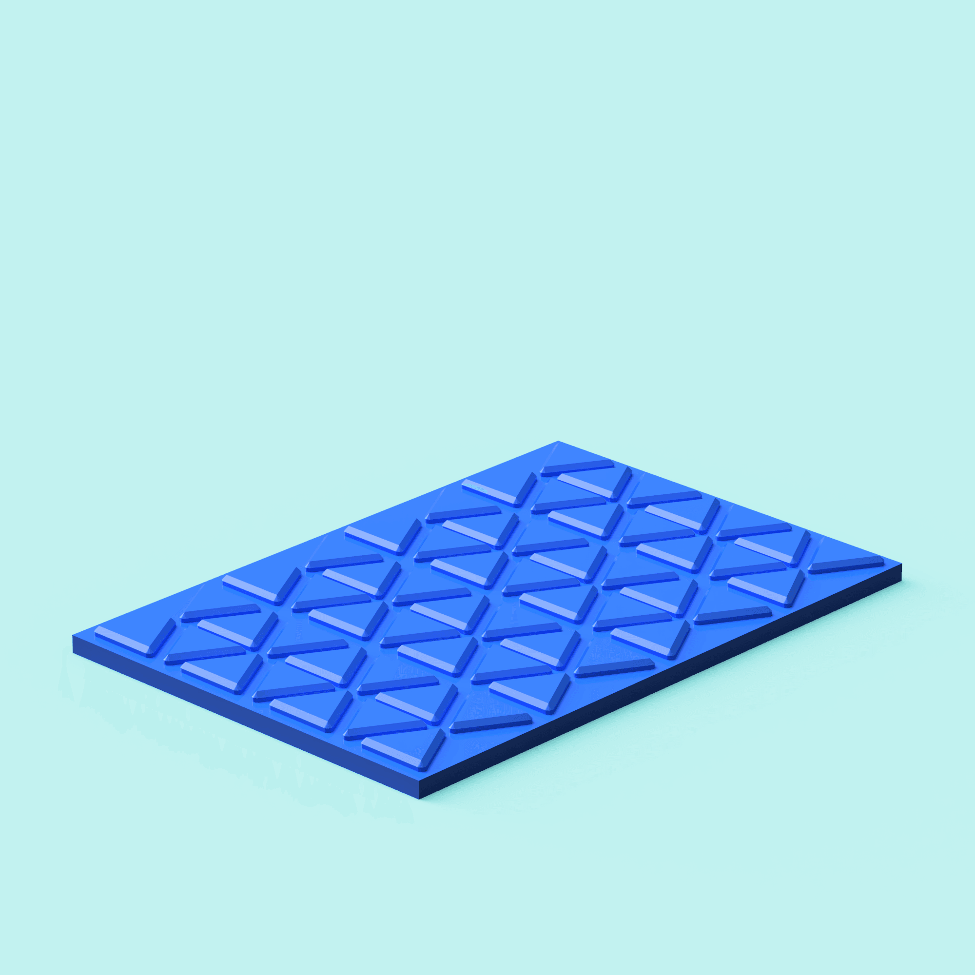 Tessellation Patterned Soap Dish 3d model