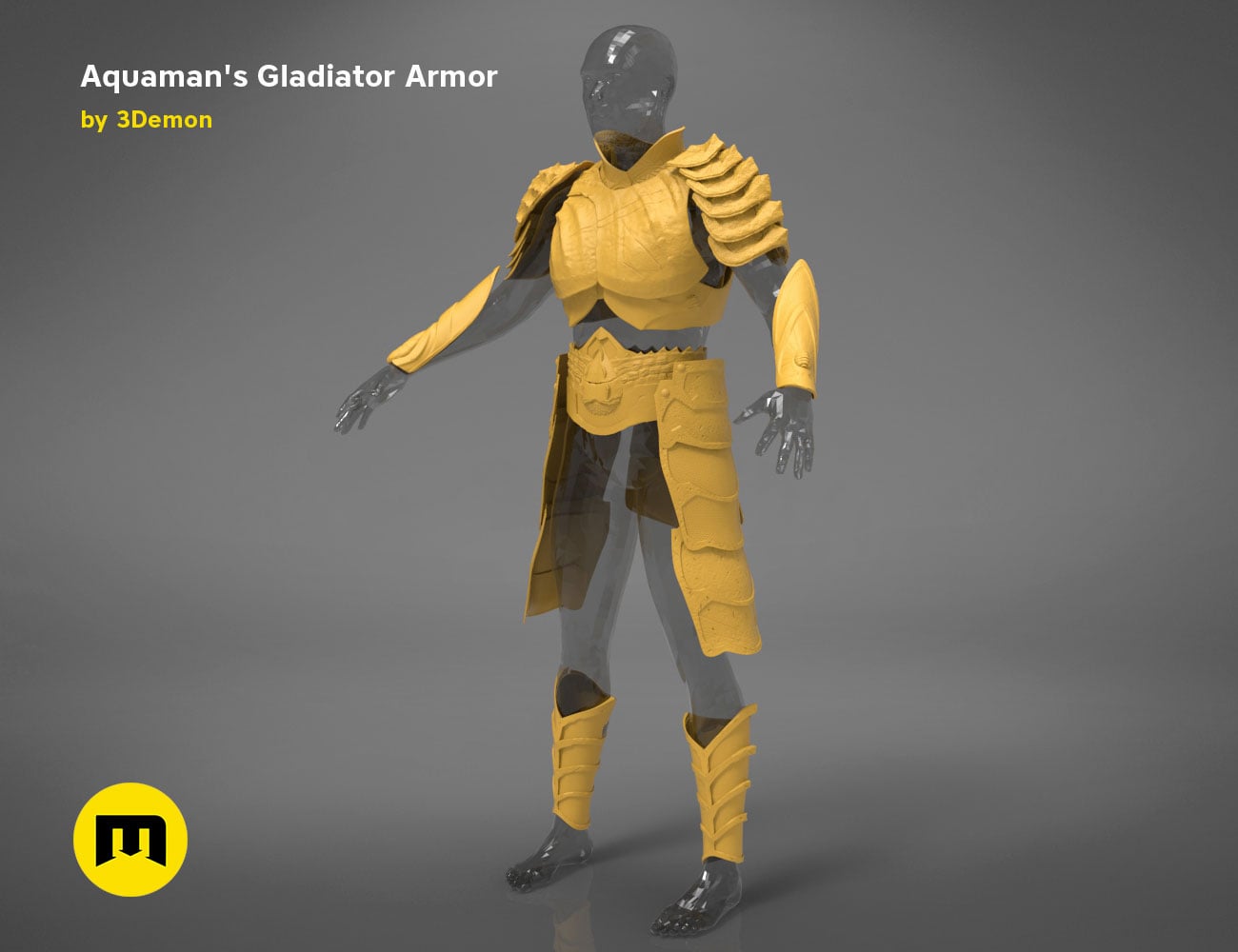 Aquaman Gladiator Amor 3d model