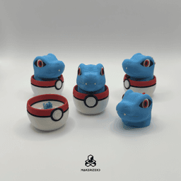 Totodile Clicker 3d model