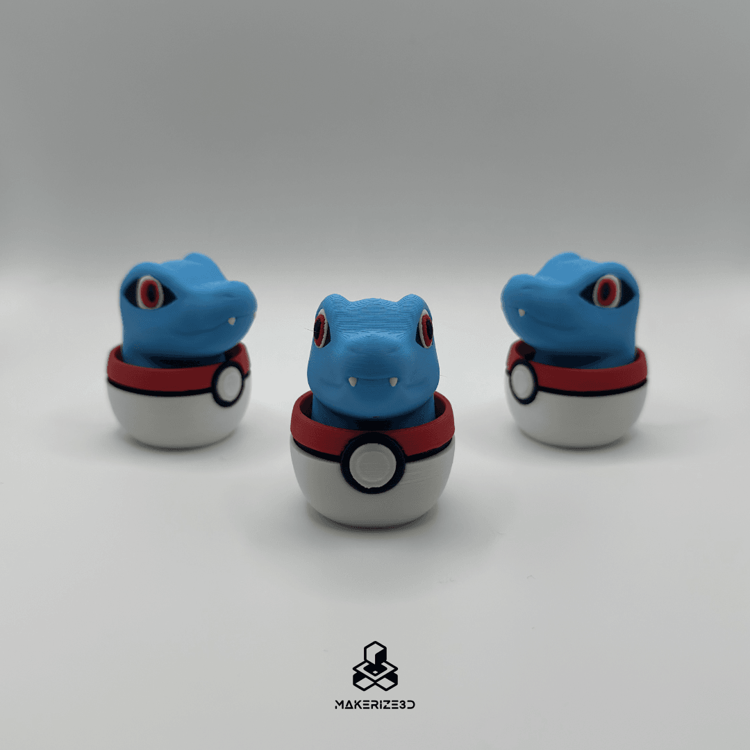 Totodile Clicker 3d model
