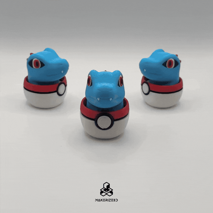 Totodile Clicker 3d model