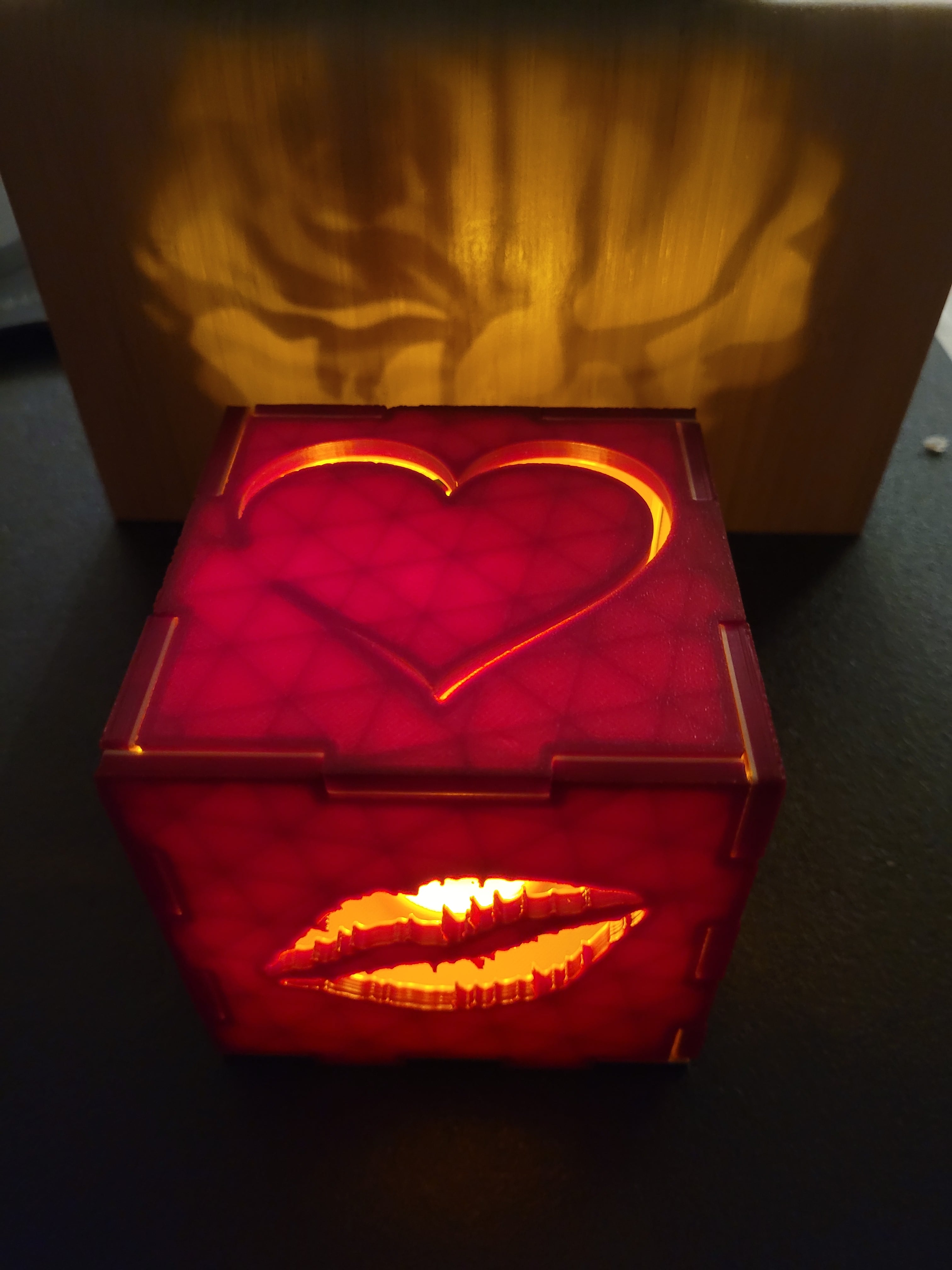 Valentines day shadow box 3d model