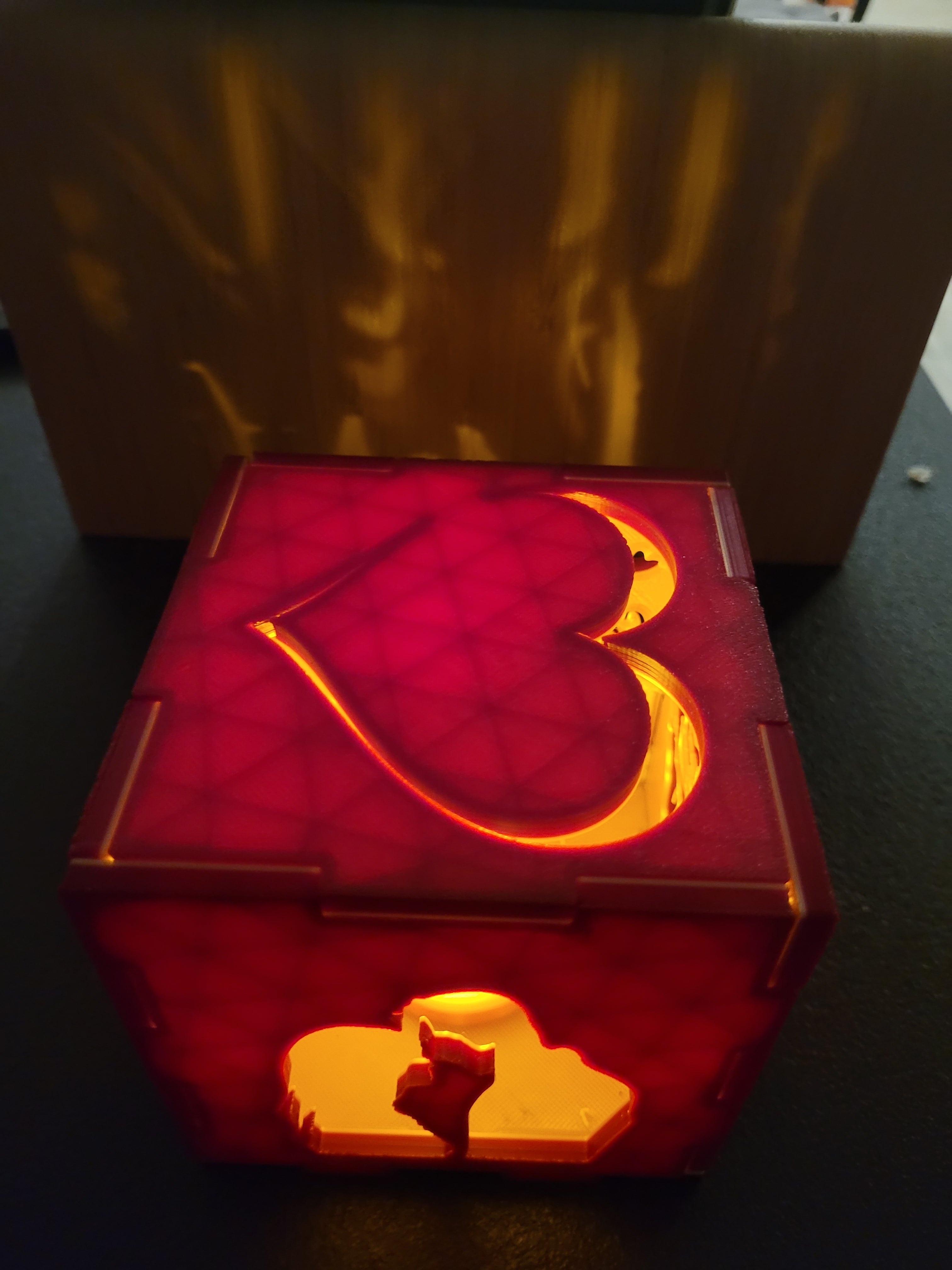Valentines day shadow box 3d model
