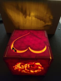 Valentines day shadow box 3d model