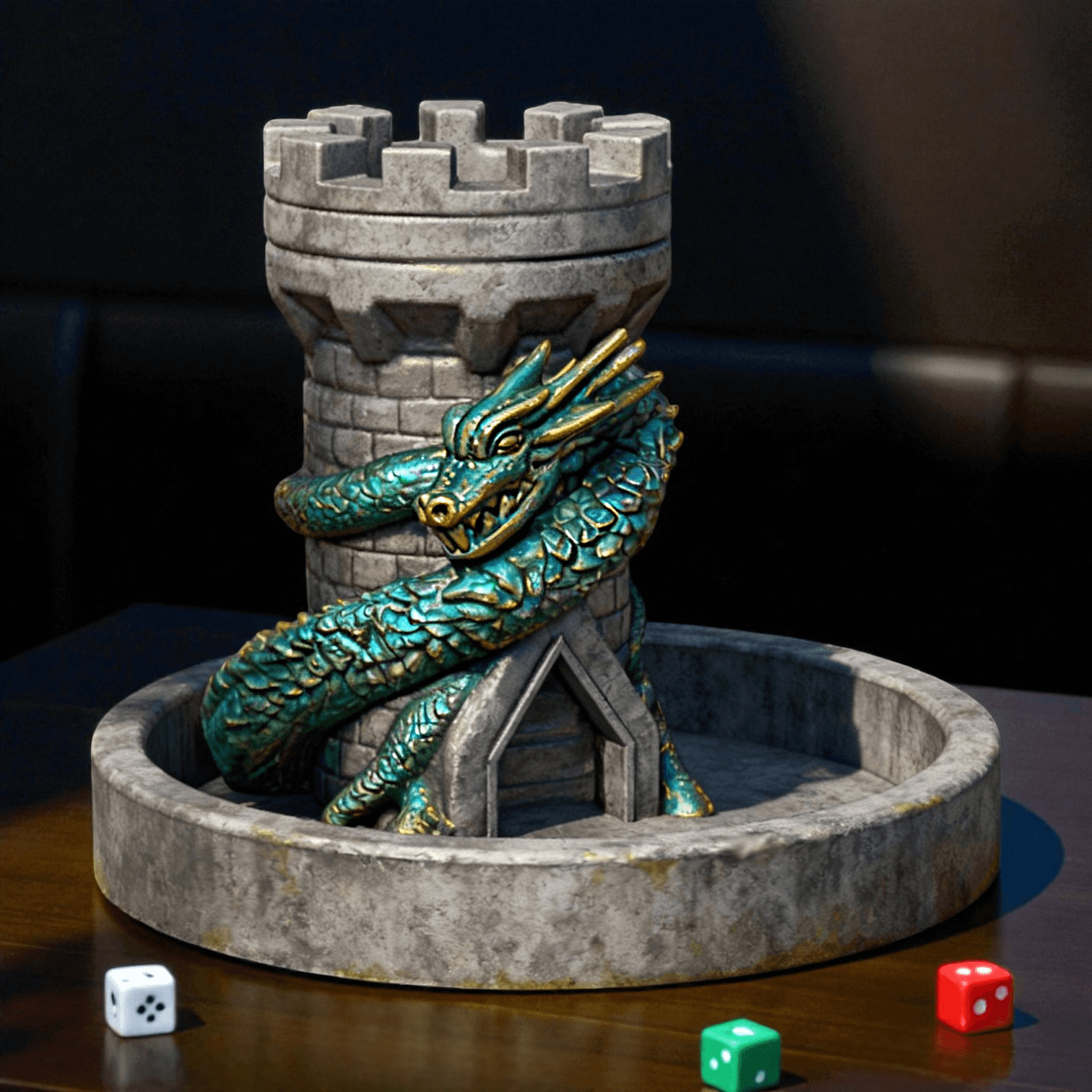 Dragon Dice Tower 3d model