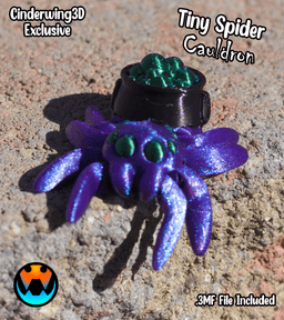 Tiny Spider - Cauldron 3d model