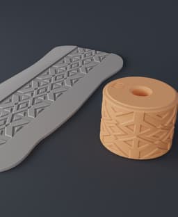 Texture Rollers Aztec middle Vol.3 (7-9) 3d model