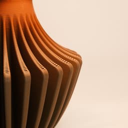 Wavy Lamp Base 3d model
