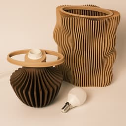 Wavy Lamp Base 3d model
