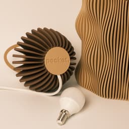 Wavy Lamp Base 3d model