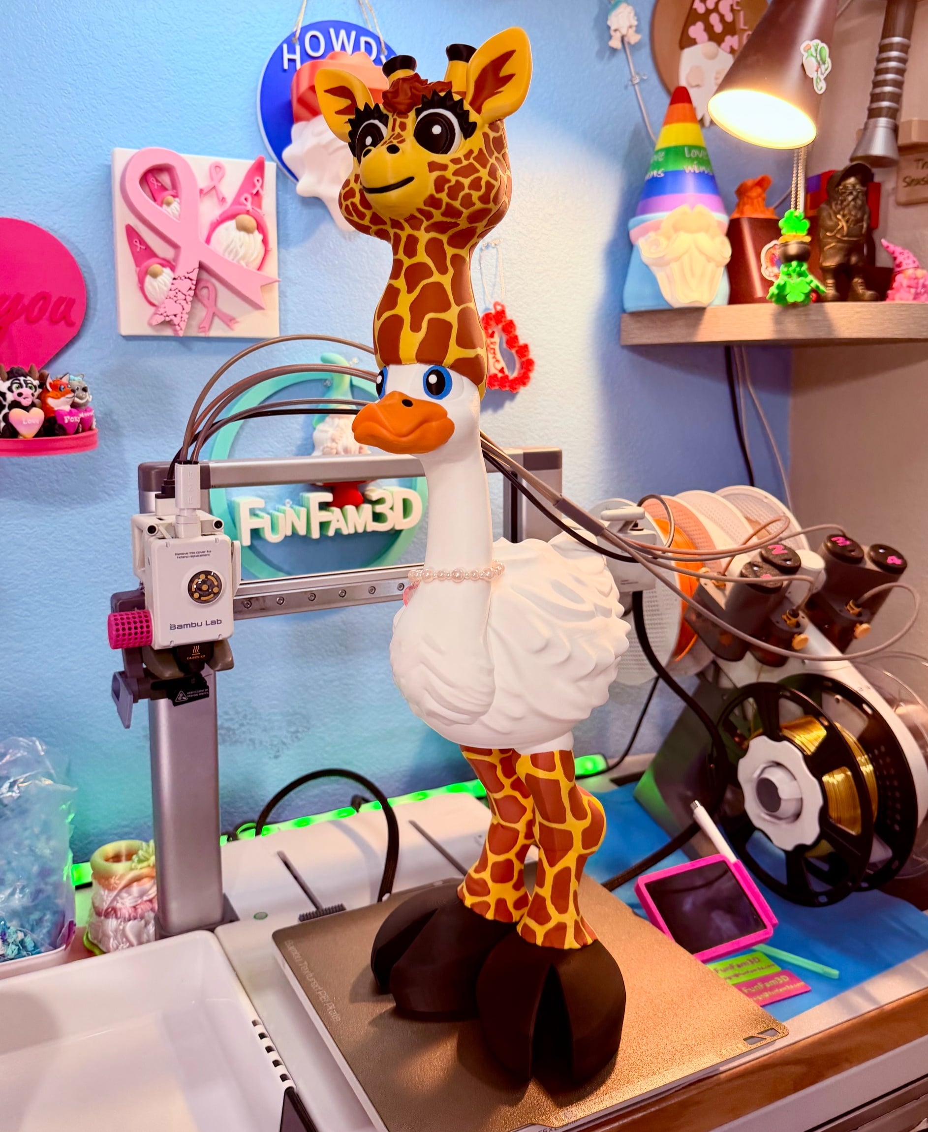 Giraffe Goose Gear for Porch Goose 3d model