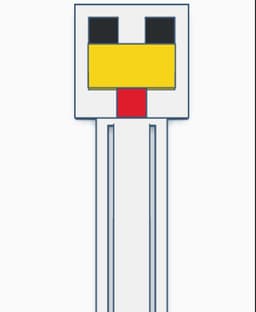 chicken bookmark.stl 3d model