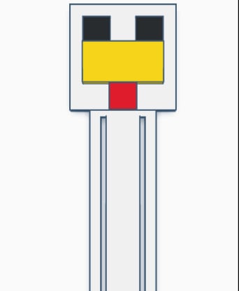 chicken bookmark.stl 3d model