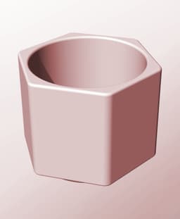 CH68-60 Stackable bin box module for creative home decor 3d print stl 3d model