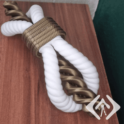 Elegant Braided Curtain Tieback 3d model