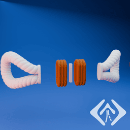 Elegant Braided Curtain Tieback 3d model