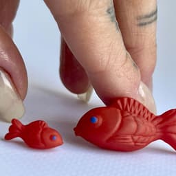 Fish — Miniature Vintage Toy 3d model
