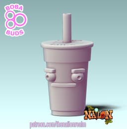BobaBud Gala 3d model
