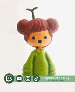 LayersWithLily Figurine 3d model
