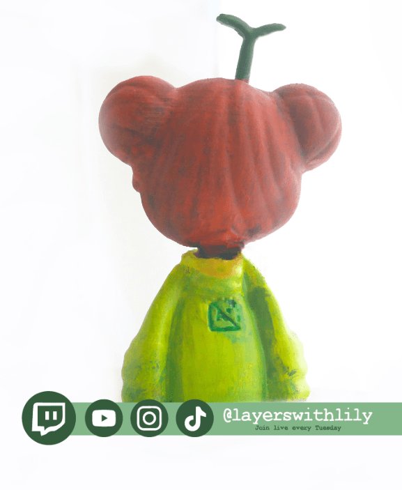 LayersWithLily Figurine 3d model