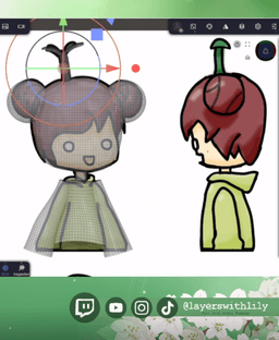 LayersWithLily Figurine 3d model