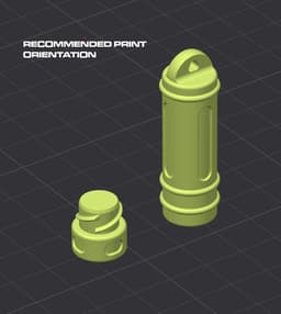 EDC PILL CONTAINER 3d model