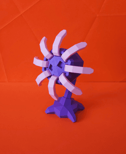 Lileep Low Poly Pokemon 3d model
