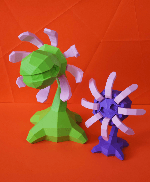 Lileep Low Poly Pokemon 3d model