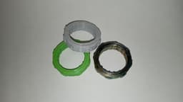 Fidget Ring Peace symbol 3d model