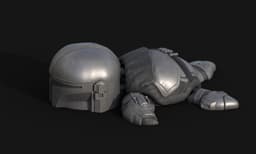 Super Turtle Mando Din Djarin 3d model