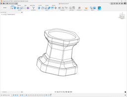 Hexagonal display base 3d model