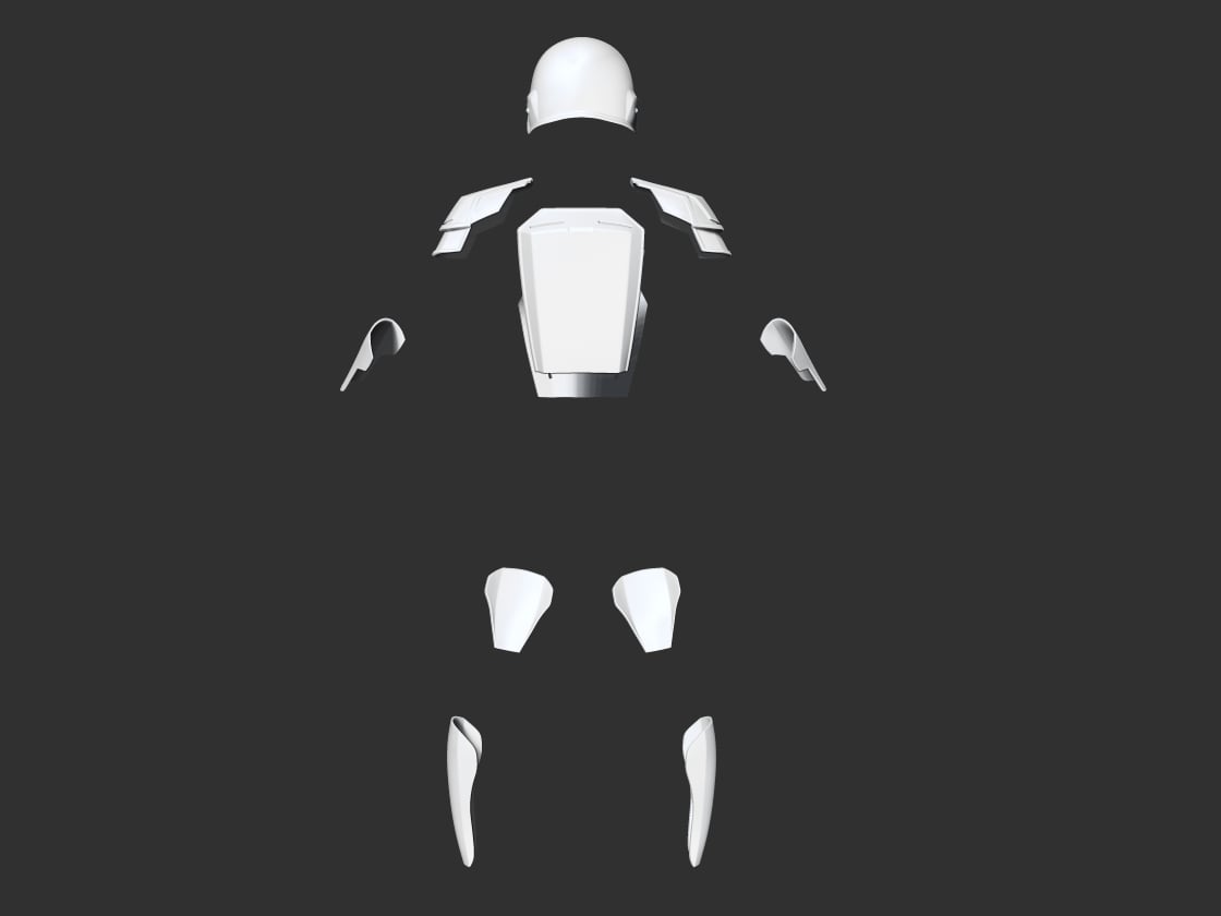 TVA Agent Body Armor from Loki 3d model