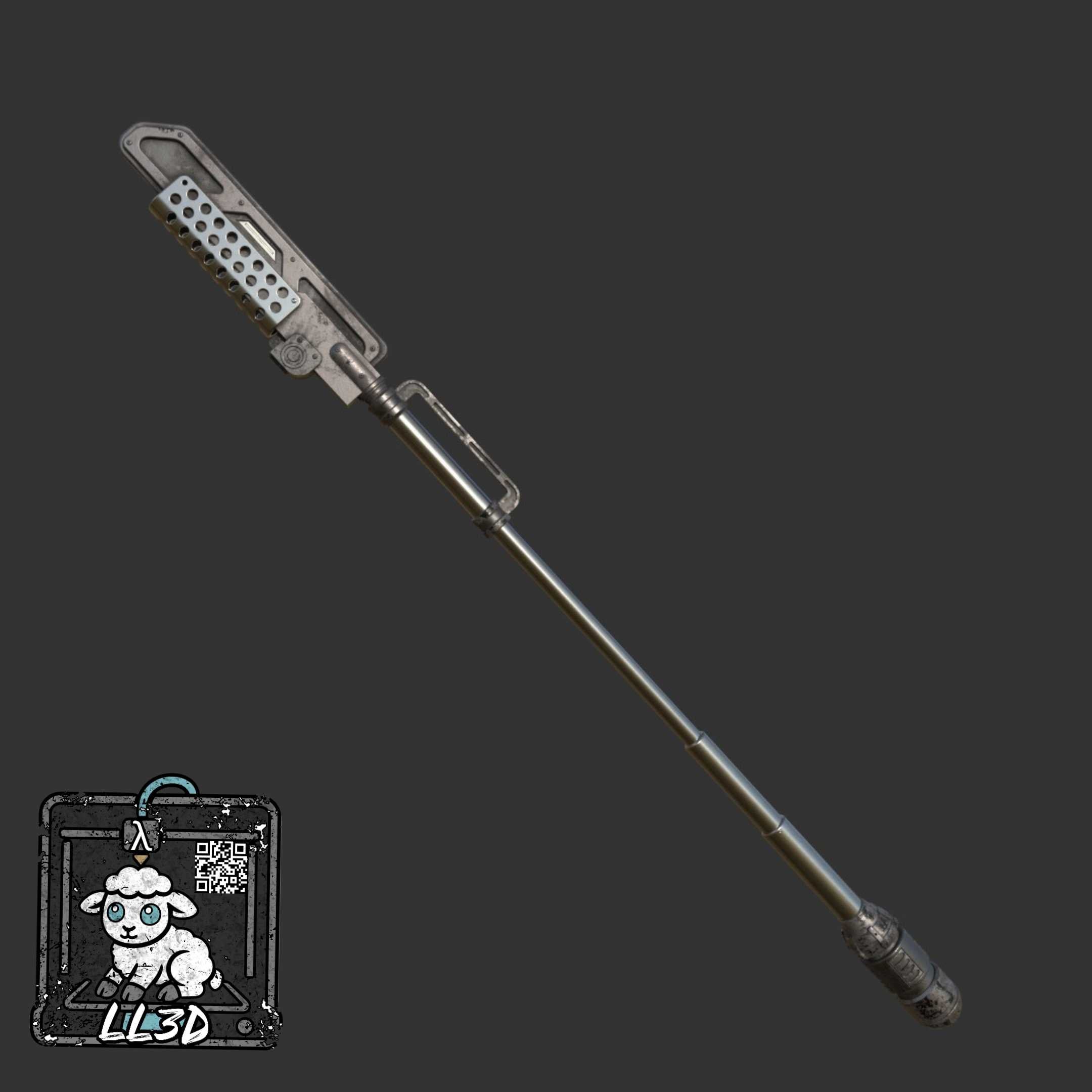 The Electroripper staff 3d model