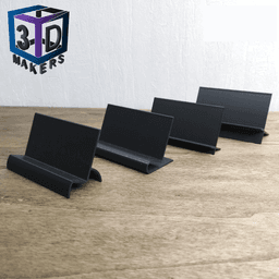 Business card holders in different shapes 3d model