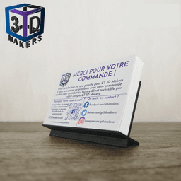 Business card holders in different shapes 3d model