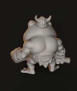 Viking Frog Warrior STL | Fantasy 3D Print | Chibi 3d model