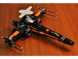 Display stand for LEGO X-Wing 75102 3d model
