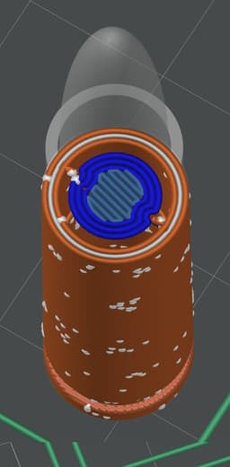 PIP 300 BLK Ammo- functioning 3DP ammo 3d model