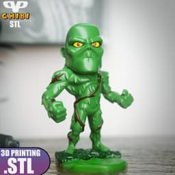 Swamp Thing Chibi STL for 3D Printing ChibiSTL 3DXM 3d model
