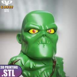 Swamp Thing Chibi STL for 3D Printing ChibiSTL 3DXM 3d model