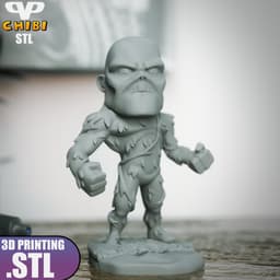 Swamp Thing Chibi STL for 3D Printing ChibiSTL 3DXM 3d model