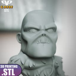 Swamp Thing Chibi STL for 3D Printing ChibiSTL 3DXM 3d model