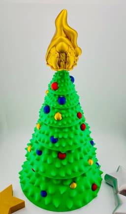Christmas Tree Stacking Decor 3d model