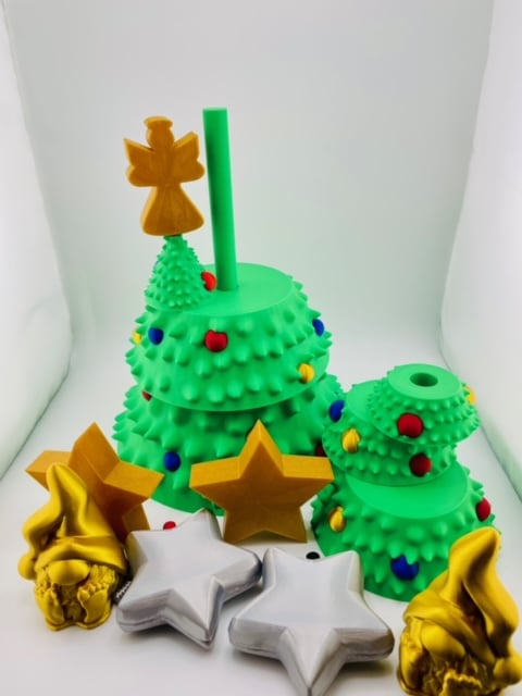 Christmas Tree Stacking Decor 3d model