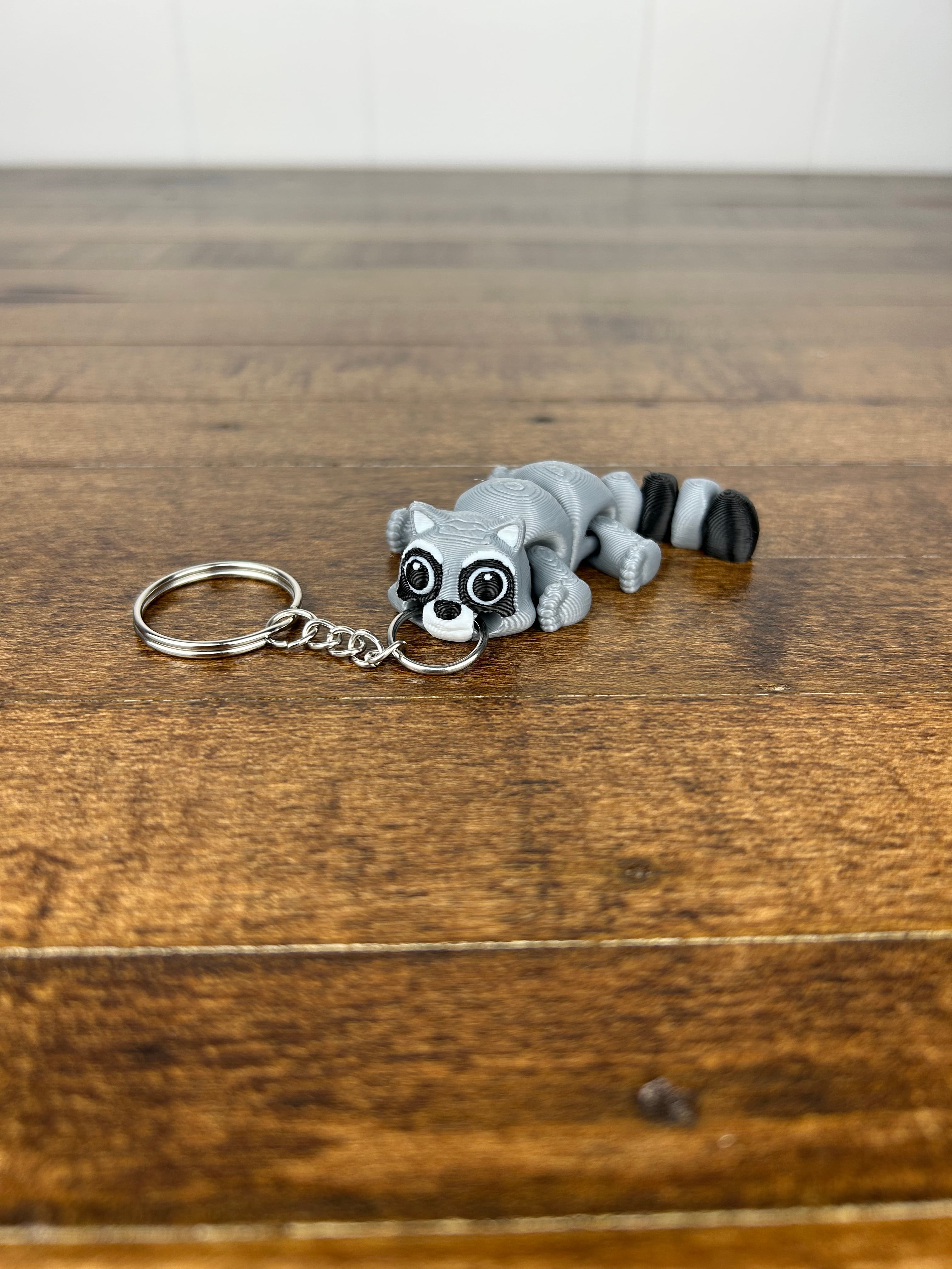Raccoon Keychain V2 3d model