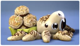 Dessert Spider Macaron 3d model
