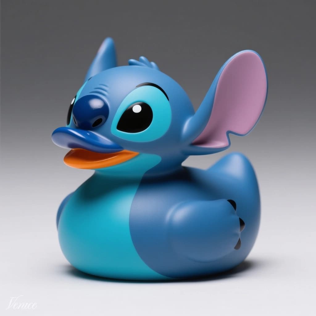 Mischievous Alien Duck 3d model