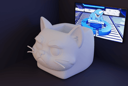 Vaso plantas gato.stl 3d model