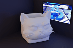 Vaso plantas gato.stl 3d model
