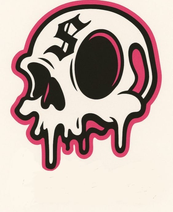 Graffiti Skull - FREE wall art 3d model
